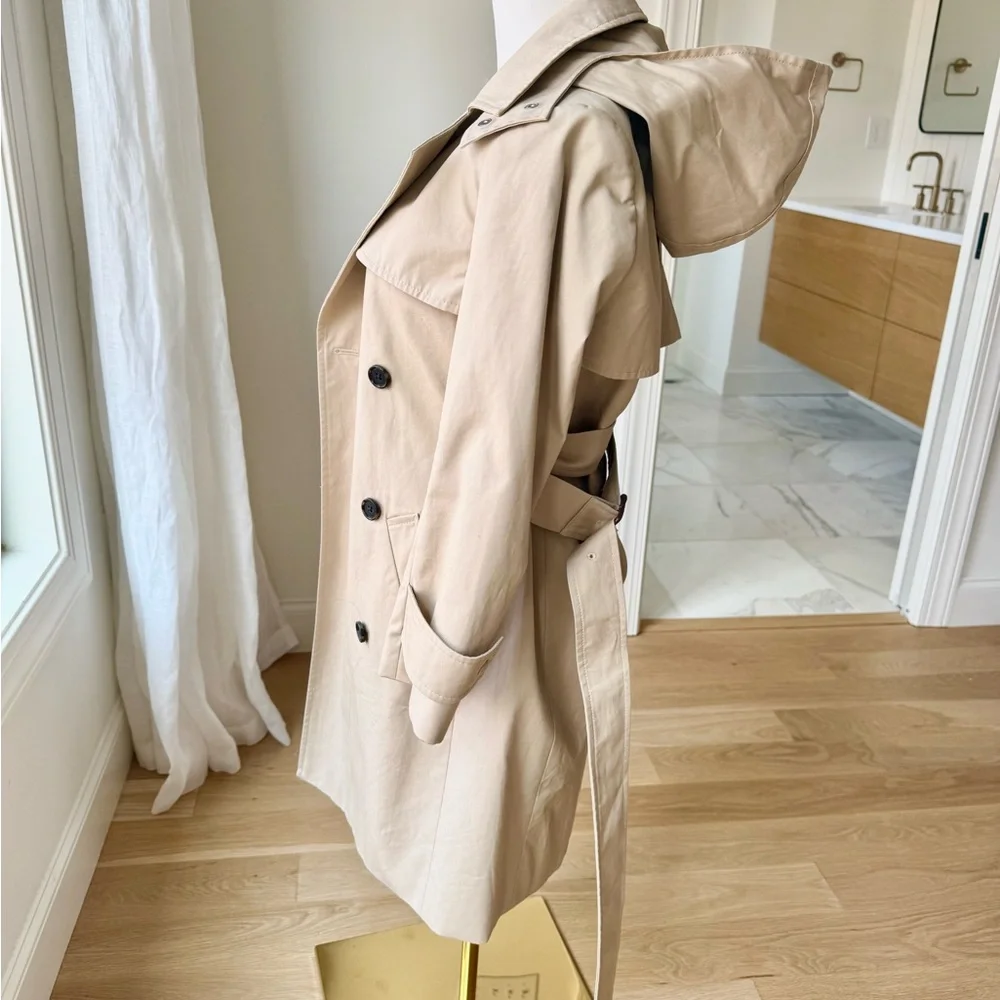 J. Crew Icon Trench Coat Beige - 00P 🤎 - Picture 4 of 14